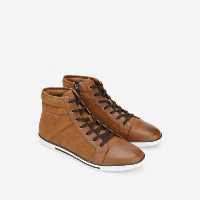 Center High Top Sneaker Rust Men Kenneth Cole Sneakers