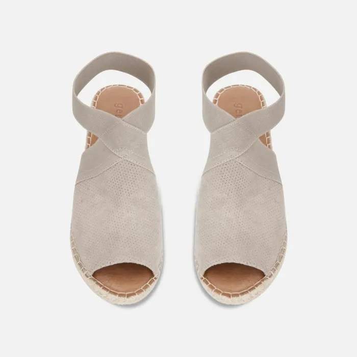 Charli Suede Espadrille Platform Sandal Mushroom Women Kenneth Cole Gentle Souls