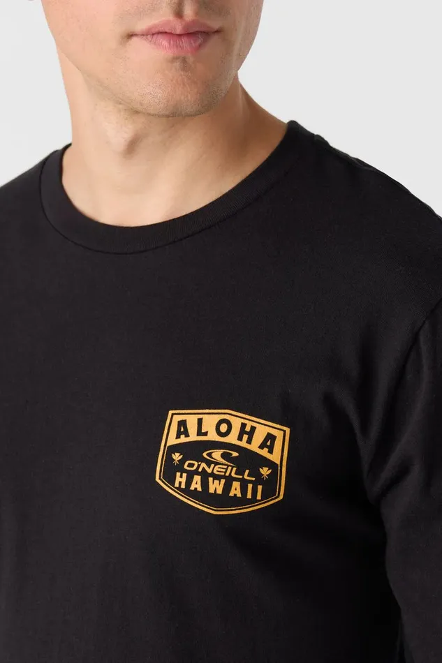 CHEE PONO STANDARD FIT LONG SLEEVE TEE Black Men O039NEILL Clothing