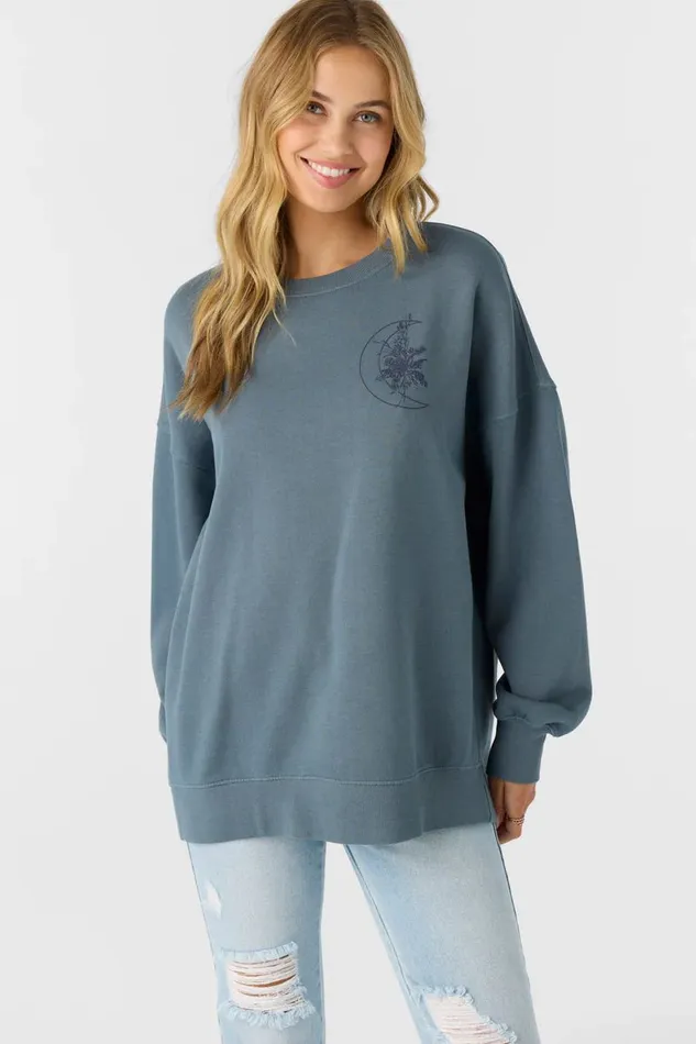 CHOICE CREWNECK OVERSIZEDFIT FLEECE PULLOVER Women O039NEILL Collections