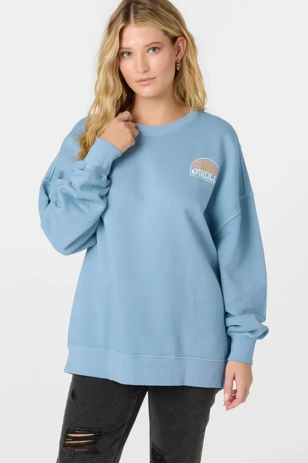 CHOICE OVERSIZEDFIT CREWNECK FLEECE PULLOVER Women O039NEILL Collections