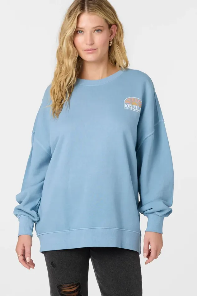 CHOICE OVERSIZEDFIT CREWNECK FLEECE PULLOVER Women O039NEILL Collections