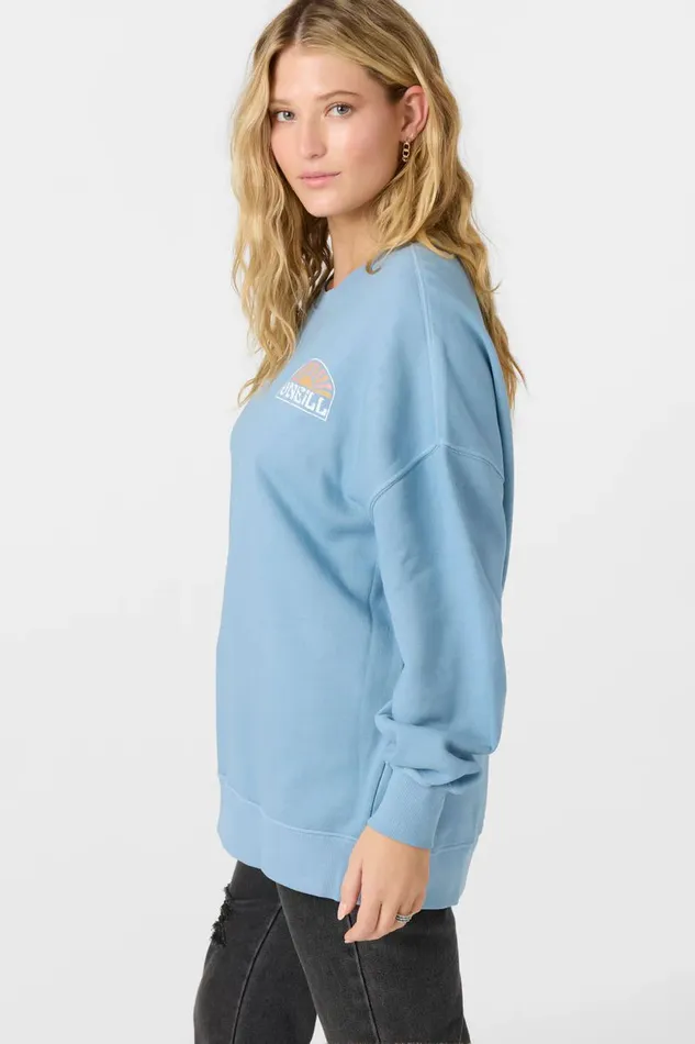 CHOICE OVERSIZEDFIT CREWNECK FLEECE PULLOVER Women O039NEILL Collections