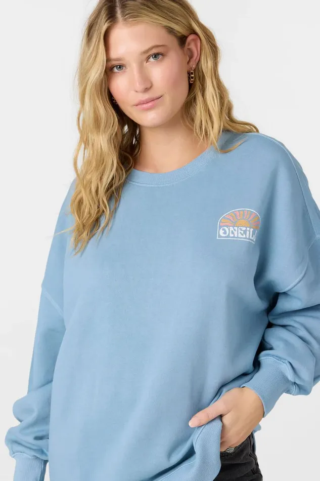 CHOICE OVERSIZEDFIT CREWNECK FLEECE PULLOVER Women O039NEILL Collections