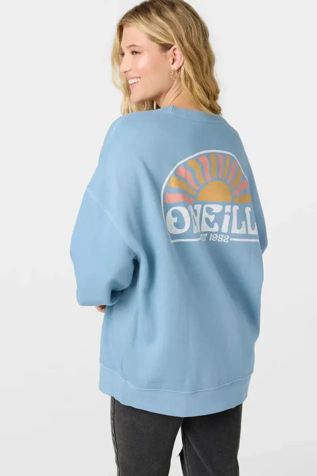 CHOICE OVERSIZEDFIT CREWNECK FLEECE PULLOVER Women O039NEILL Collections