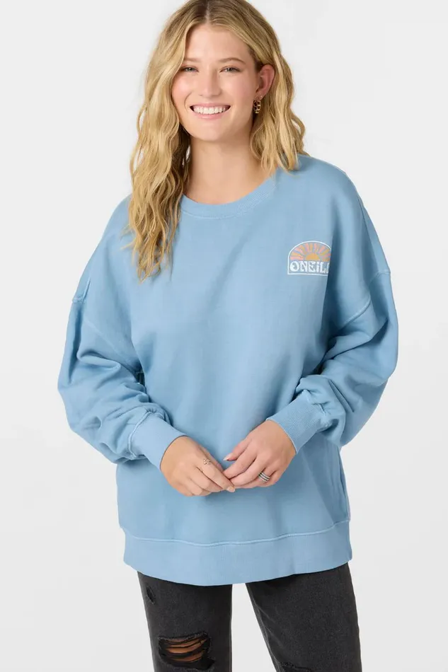 CHOICE OVERSIZEDFIT CREWNECK FLEECE PULLOVER Women O039NEILL Collections
