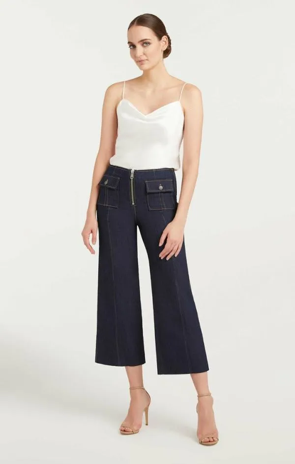 Cinq Sept Azure Pant Indigo Women Pants