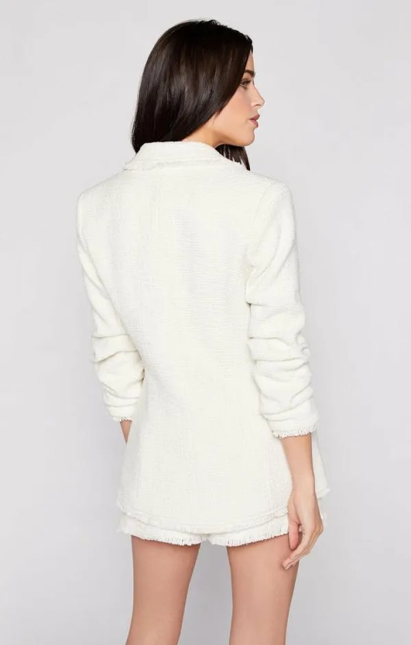 Cinq Sept Boucle Khloe Blazer Gardenia Women Blazers