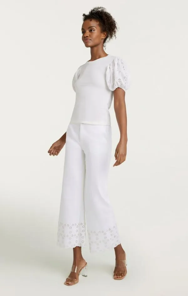 Cinq Sept Janit Top White Women Tees