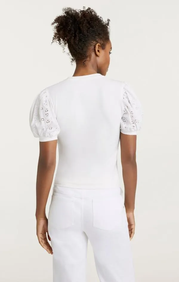 Cinq Sept Janit Top White Women Tees
