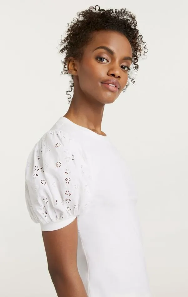 Cinq Sept Janit Top White Women Tees