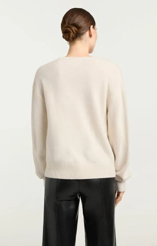 Cinq Sept Maybelline Pullover Ivorysilver Women Sweaters and Knits