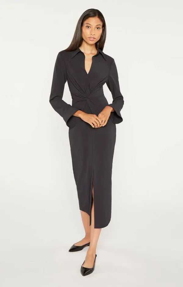 Cinq Sept Midi Mckenna Dress Black Women Midi