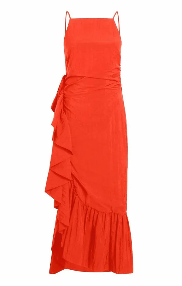 Cinq Sept Neena Dress Cherry Tomato Women Midi