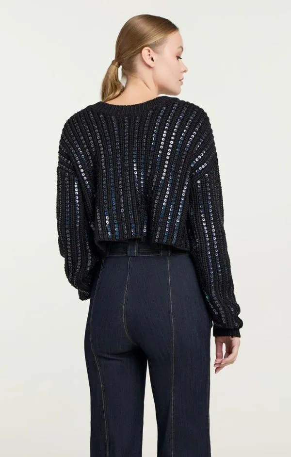 Cinq Sept Phoebe Pullover Navy Women Long Sleeve Tops