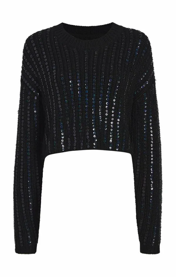 Cinq Sept Phoebe Pullover Navy Women Long Sleeve Tops