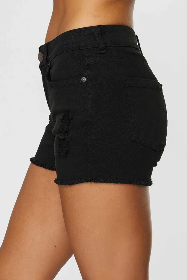 CODY DENIM SHORTS Washed Black Women O039NEILL Clothing