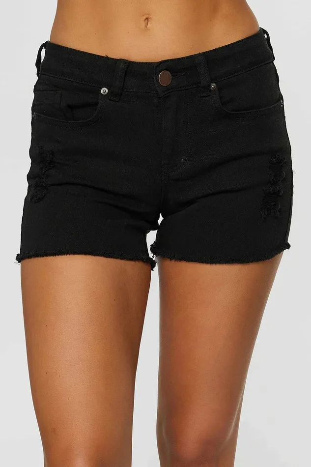CODY DENIM SHORTS Washed Black Women O039NEILL Clothing