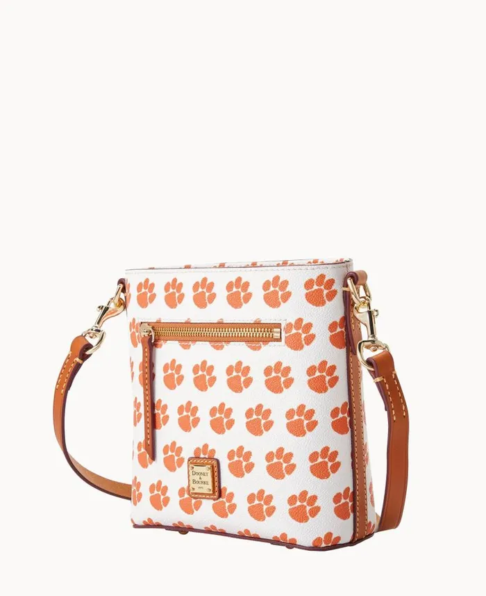 Collegiate Clemson University Small Zip Crossbody Clemson Woman Dooney and Bourke Crossbodies Collegiate Clemson University Small Zip Crossbody Clemson Woman Dooney and Bourke Crossbodies