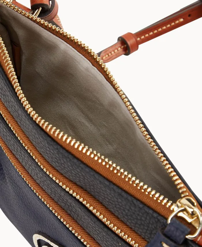 Collegiate Penn State Triple Zip Crossbody Penn State Woman Dooney and Bourke Crossbodies Collegiate Penn State Triple Zip Crossbody Penn State Woman Dooney and Bourke Crossbodies