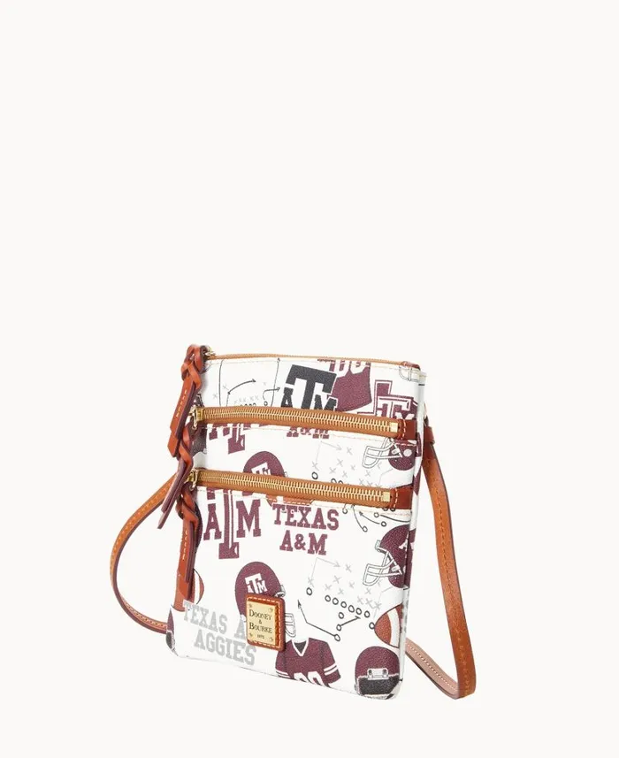 Collegiate Texas Achr38M University N S Triple Zip Crossbody Texas Aandm Woman Dooney and Bourke Crossbodies Collegiate Texas Achr38M University N S Triple Zip Crossbody Texas Aandm Woman Dooney and Bourke Crossbodies