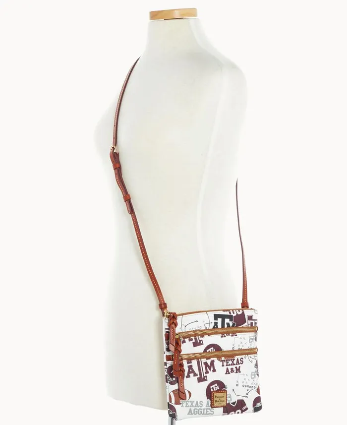 Collegiate Texas Achr38M University N S Triple Zip Crossbody Texas Aandm Woman Dooney and Bourke Crossbodies Collegiate Texas Achr38M University N S Triple Zip Crossbody Texas Aandm Woman Dooney and Bourke Crossbodies