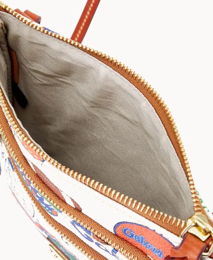 Collegiate University Of Florida N S Triple Zip Crossbody U Of Florida Woman Dooney and Bourke Crossbodies Collegiate University Of Florida N S Triple Zip Crossbody U Of Florida Woman Dooney and Bourke Crossbodies