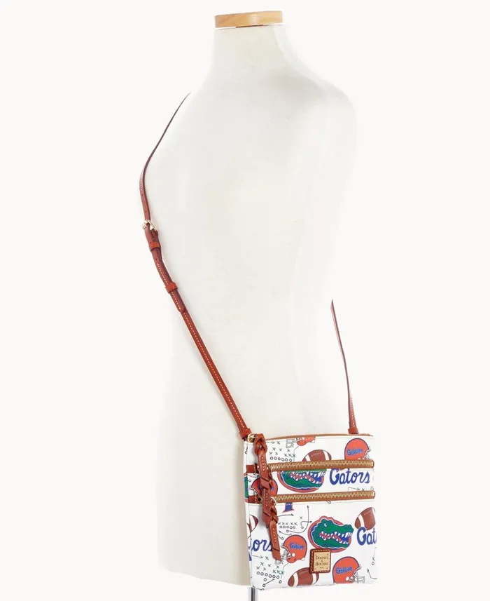 Collegiate University Of Florida N S Triple Zip Crossbody U Of Florida Woman Dooney and Bourke Crossbodies Collegiate University Of Florida N S Triple Zip Crossbody U Of Florida Woman Dooney and Bourke Crossbodies