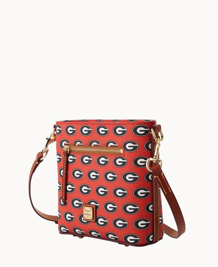 Collegiate University Of Georgia Small Zip Crossbody U Of Georgia Woman Dooney and Bourke Crossbodies Collegiate University Of Georgia Small Zip Crossbody U Of Georgia Woman Dooney and Bourke Crossbodies