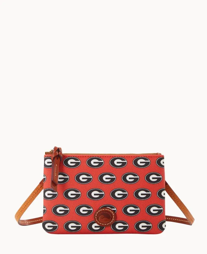 Collegiate University Of Georgia Top Zip Crossbody University Of Georgi Woman Dooney and Bourke Crossbodies Collegiate University Of Georgia Top Zip Crossbody University Of Georgi Woman Dooney and Bourke Crossbodies