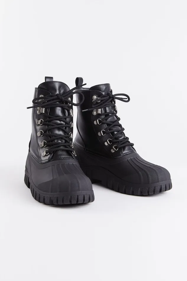 Combat Boots Women Stutterheim Patrol Boot Leather Black