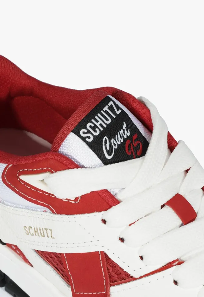 Court 95 Sneaker Red Women Schutz Shoes Sneakers