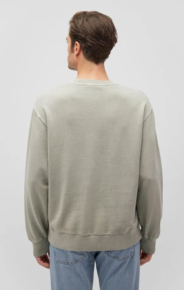 Crew Neck Sweatshirt In Abbey Stone Men Mavi Jeans Loungewear Crew Neck Sweatshirt In Abbey Stone Men Mavi Jeans Loungewear