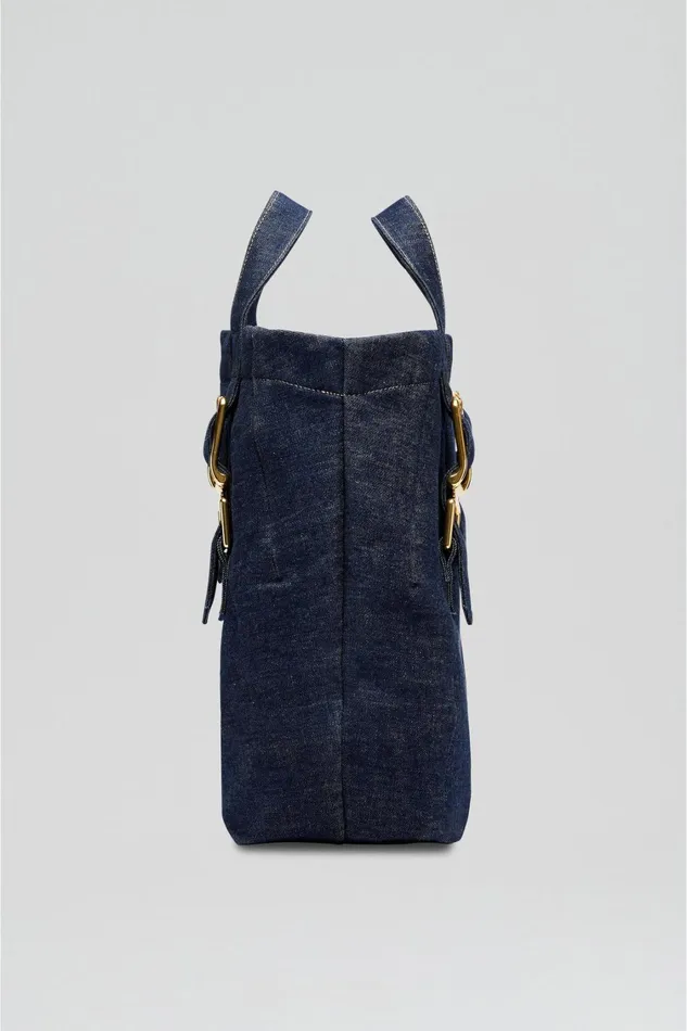 Denim Women Scanlan Theodore TAILORED DENIM TOTE Indigob Denim Women Scanlan Theodore TAILORED DENIM TOTE Indigob