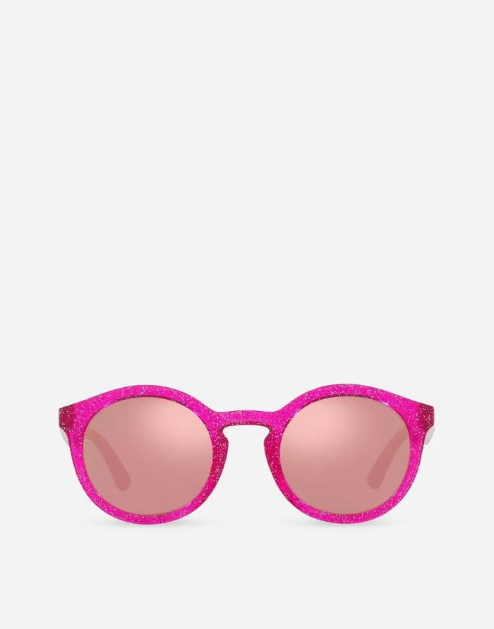 Dolce and Gabbana Accessories Children New Pattern Sunglasses Pink