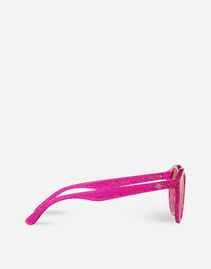 Dolce and Gabbana Accessories Children New Pattern Sunglasses Pink Dolce and Gabbana Accessories Children New Pattern Sunglasses Pink