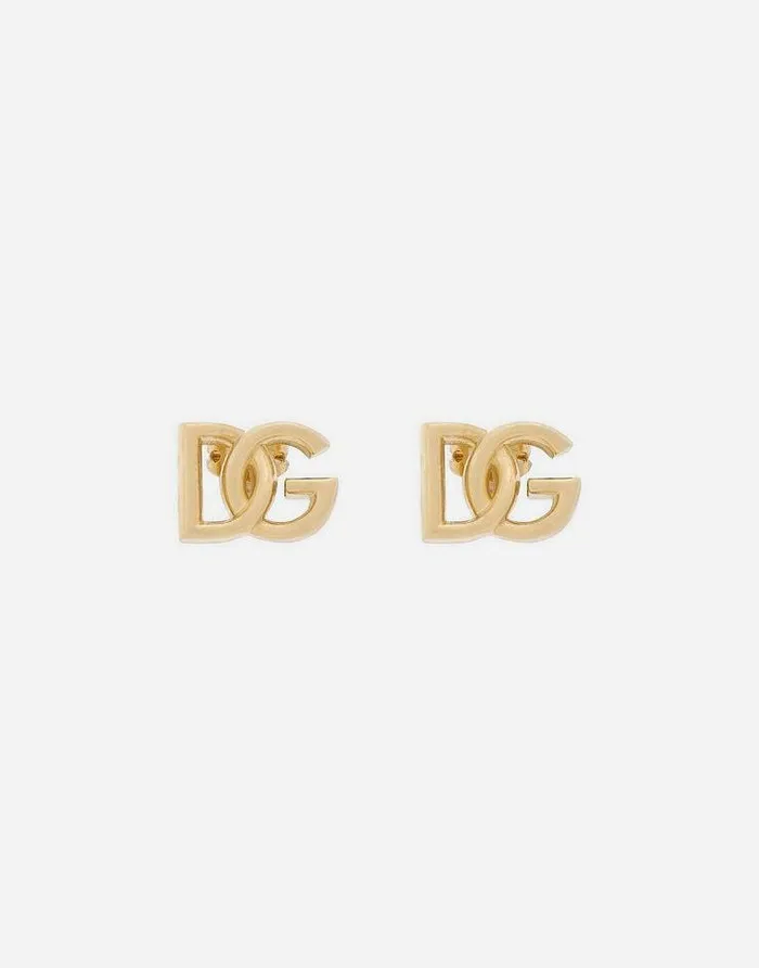 Dolce and Gabbana Bijoux Women DG Logo Earrings Gold