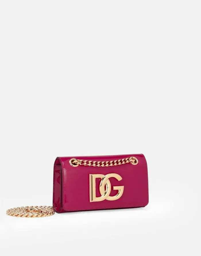 Dolce and Gabbana Clutches Mini And Micro Bags Women Polished Calfskin 35 Phone Bag Fuchsia Dolce and Gabbana Clutches Mini And Micro Bags Women Polished Calfskin 35 Phone Bag Fuchsia