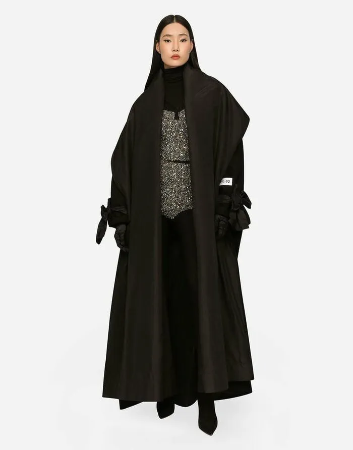 Dolce and Gabbana Coats And Jackets Women KIM DOLCEandGABBANA Long Wool And Cashmere Coat Black Dolce and Gabbana Coats And Jackets Women KIM DOLCEandGABBANA Long Wool And Cashmere Coat Black
