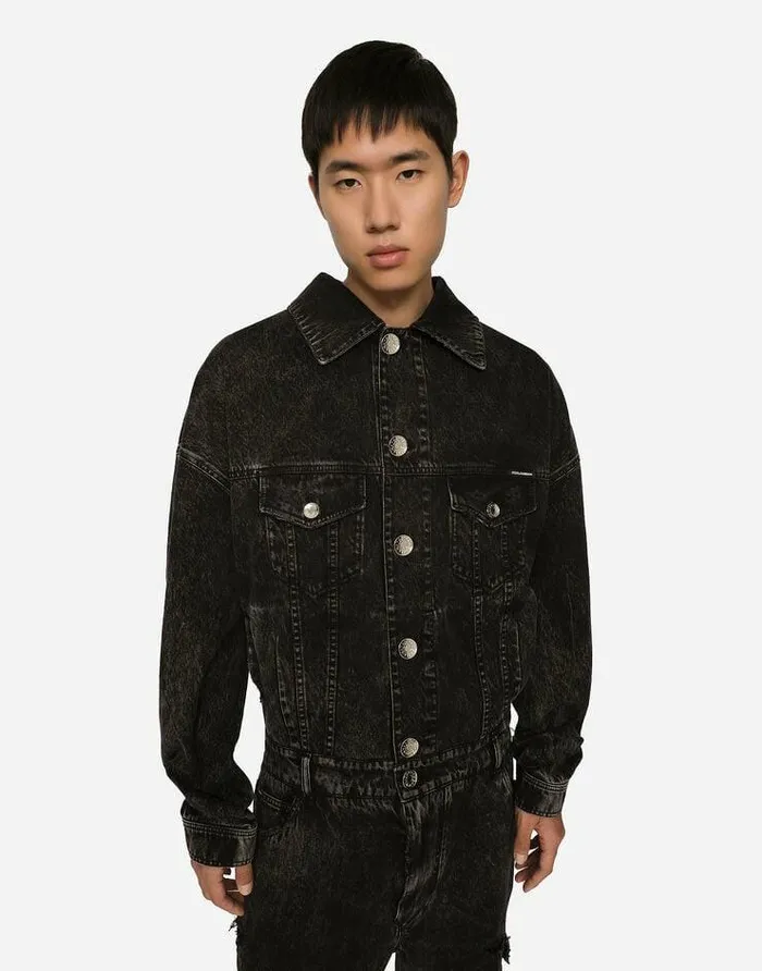 Dolce and Gabbana Denim Men Denim Jumpsuit Multicolor Dolce and Gabbana Denim Men Denim Jumpsuit Multicolor