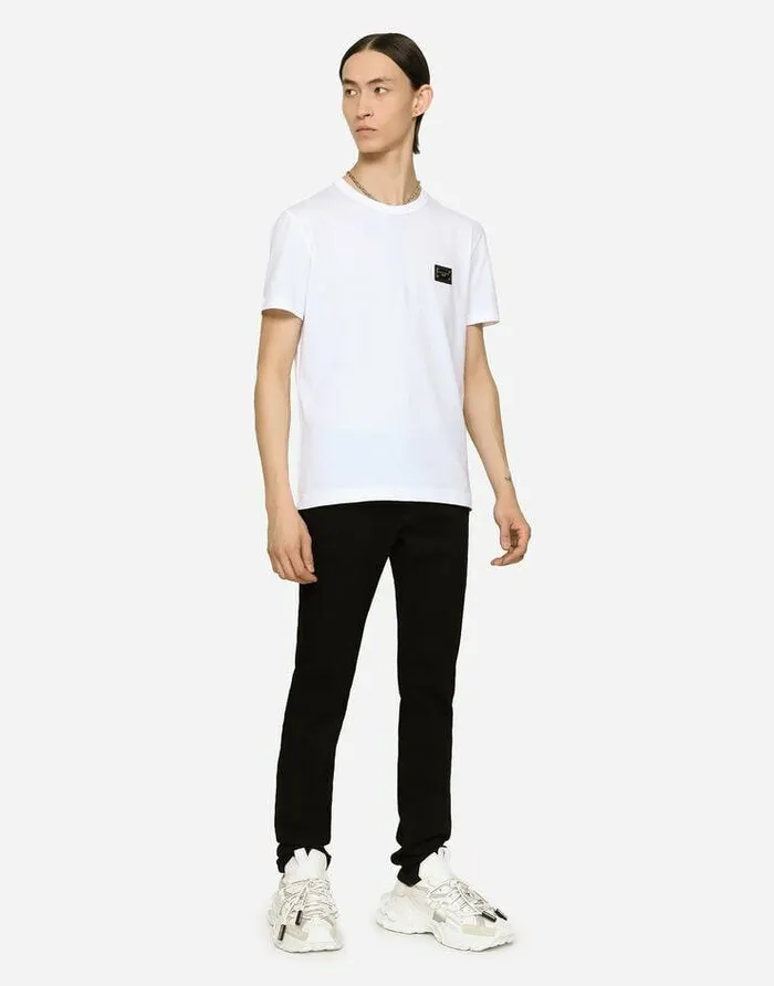 Dolce and Gabbana Denim Men Skinny Washed Stretch Jeans Multicolor Dolce and Gabbana Denim Men Skinny Washed Stretch Jeans Multicolor