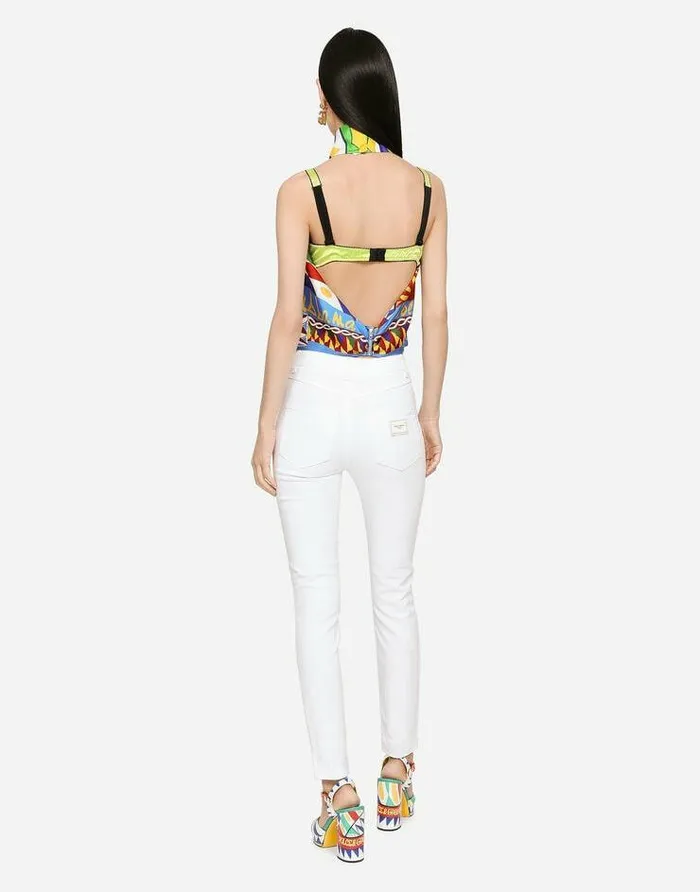 Dolce and Gabbana Denim Women Denim Jeans With Audrey Fit White Dolce and Gabbana Denim Women Denim Jeans With Audrey Fit White
