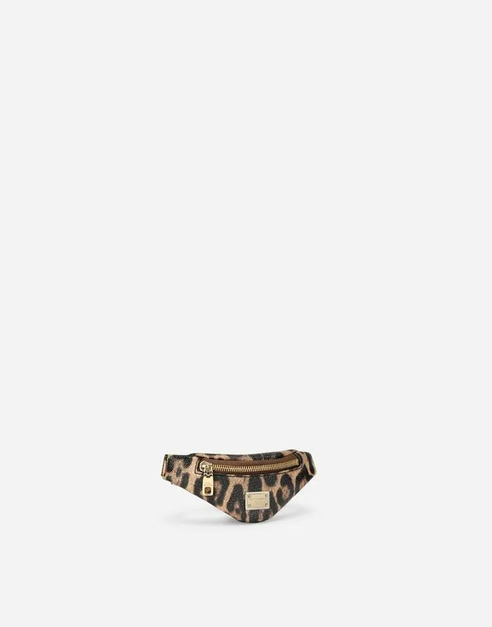 Dolce and Gabbana DGLeo Collection Women Leopardprint Crespo Toiletry Bag With Branded Plate Multicolor Dolce and Gabbana DGLeo Collection Women Leopardprint Crespo Toiletry Bag With Branded Plate Multicolor