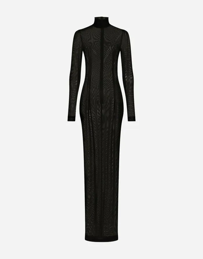 Dolce and Gabbana Dresses Women KIM DOLCEandGABBANA Long Tulle Dress Black