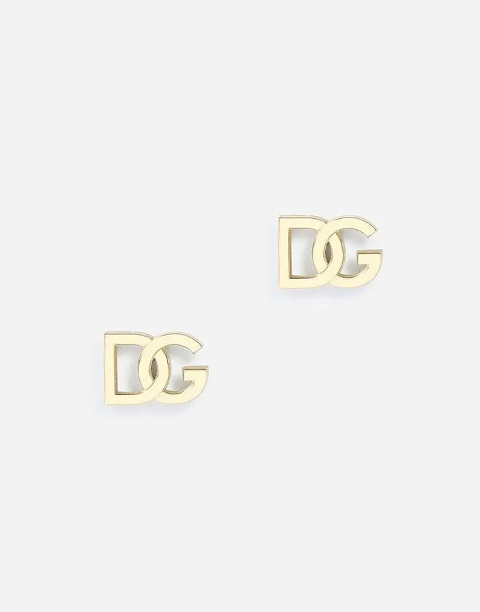 Dolce and Gabbana Earrings Women Logo Earrings In Yellow 18kt Gold Yellow Gold Dolce and Gabbana Earrings Women Logo Earrings In Yellow 18kt Gold Yellow Gold