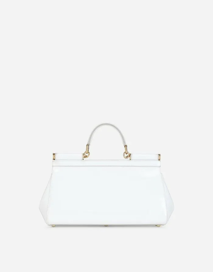 Dolce and Gabbana Handbags Women Elongated Sicily Handbag White Dolce and Gabbana Handbags Women Elongated Sicily Handbag White