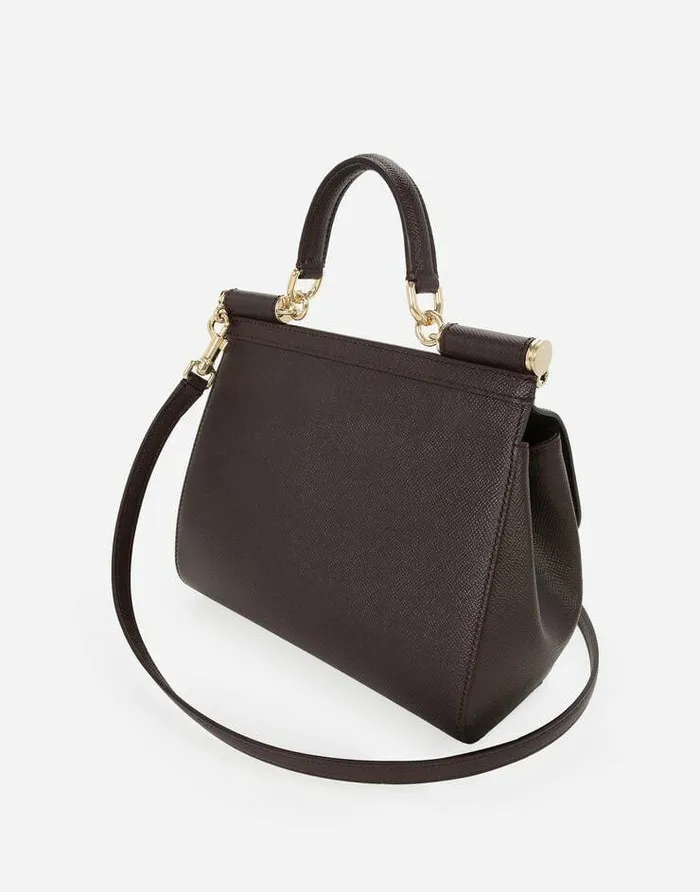 Dolce and Gabbana Handbags Women Large Sicily Handbag Bordeaux Dolce and Gabbana Handbags Women Large Sicily Handbag Bordeaux
