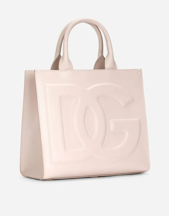 Dolce and Gabbana Handbags Women Small Calfskin DG Daily Shopper Pink Dolce and Gabbana Handbags Women Small Calfskin DG Daily Shopper Pink