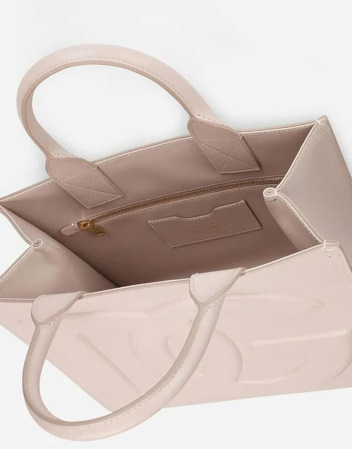 Dolce and Gabbana Handbags Women Small Calfskin DG Daily Shopper Pink Dolce and Gabbana Handbags Women Small Calfskin DG Daily Shopper Pink