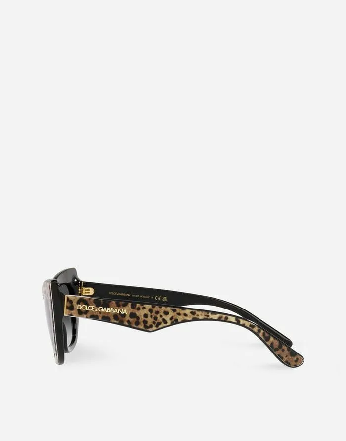 Dolce and Gabbana Icons Women New Print Sunglasses Leo Print